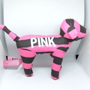 Victorias Secret PINK Plush Puppy Dog pink Black